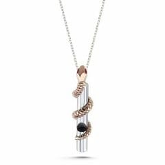 Iconic Silver Rose Snake